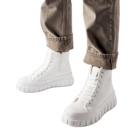 Sneakers bianche isolanti Big Star MM274624 bianca
