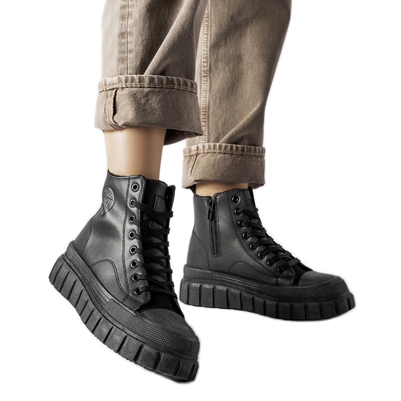 Sneakers isolanti nere Big Star MM274625 nero