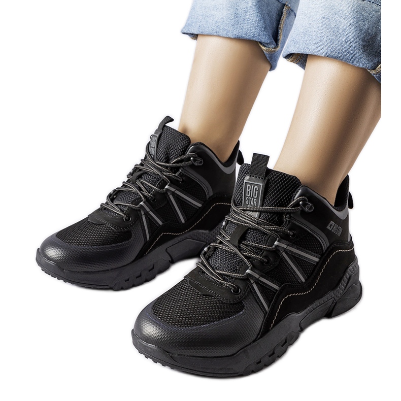 Scarpe da trekking nere Big Star KK274218 nero