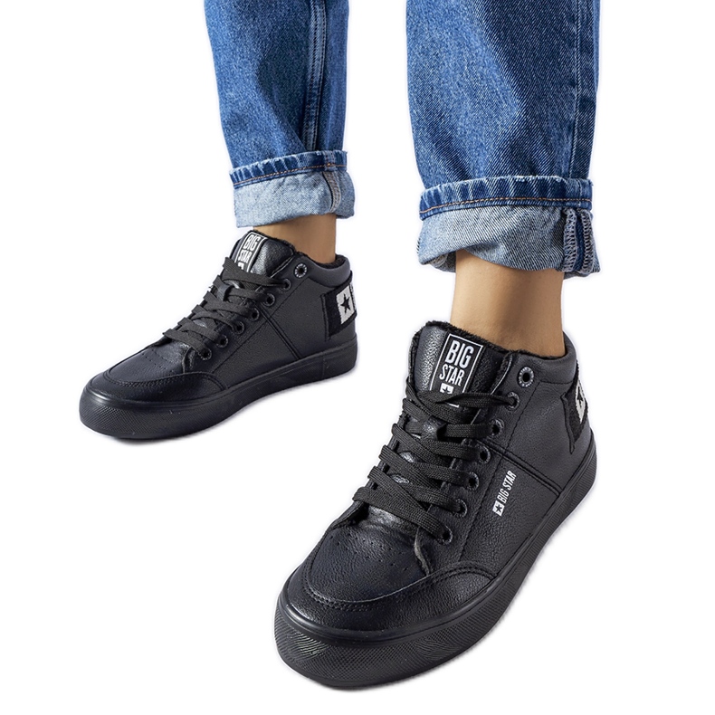 Scarpe da ginnastica isolanti nere Big Star EE274351 nero