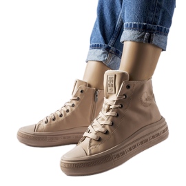 Scarpe da ginnastica isolanti beige Big Star MM274022