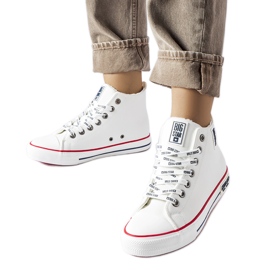 Sneakers bianche isolanti Big Star KK274597 bianca