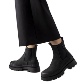 Stivaletti slip-on neri Big Star MM274319 nero