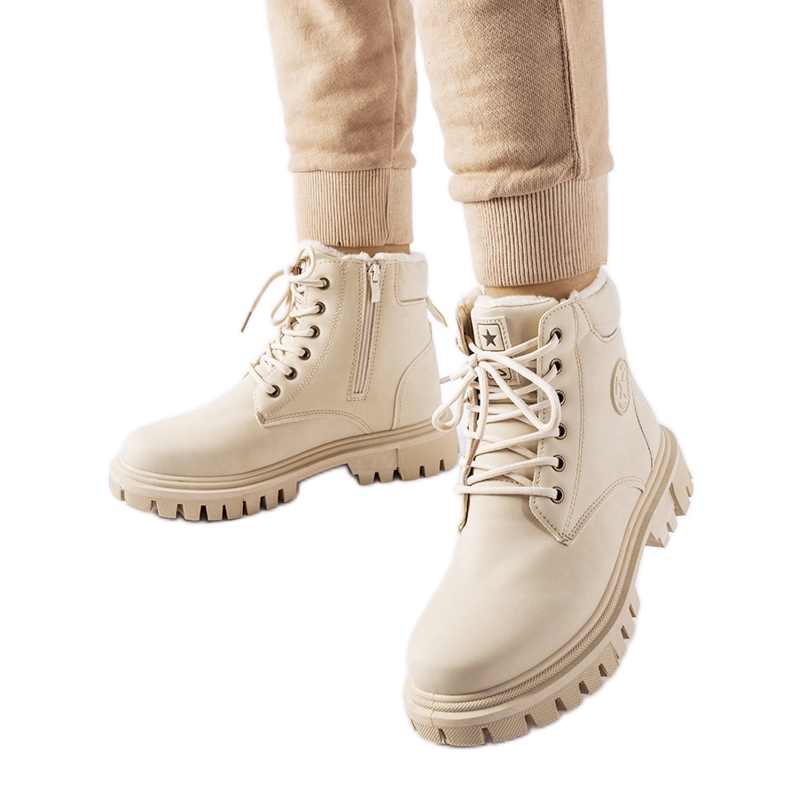 Stivali Araujo da donna isolanti beige