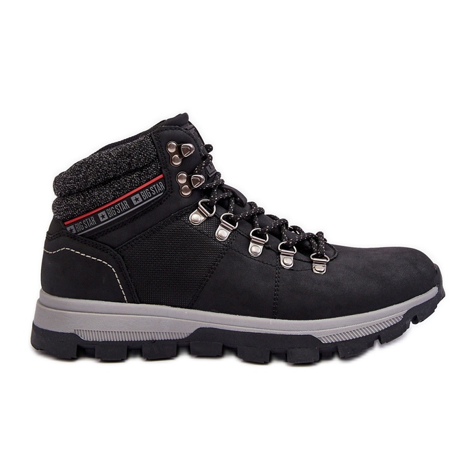 Scarpe da trekking da uomo Big Star KK174215 nere nero