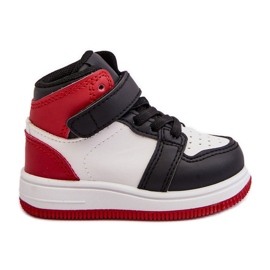Scarpe Sportive Alte da Bambino Teredite Bianca e Rossa bianco