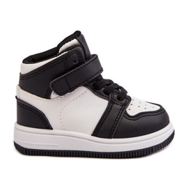 Scarpe Sportive Alte da Bambino Teredite Bianche e Nere bianco