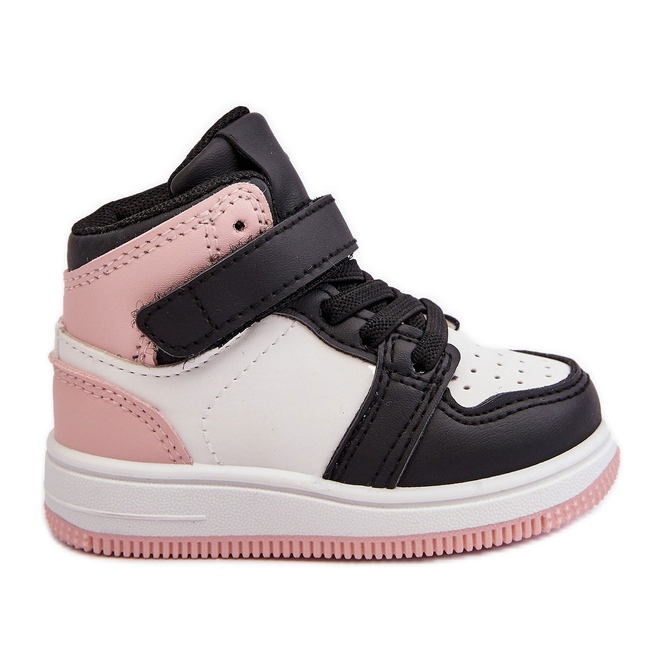 Scarpe Sportive Alte da Bambino Teredite Bianca e Rosa