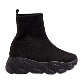 Scarpe da calzino sportive Zaelin nere per bambini nero