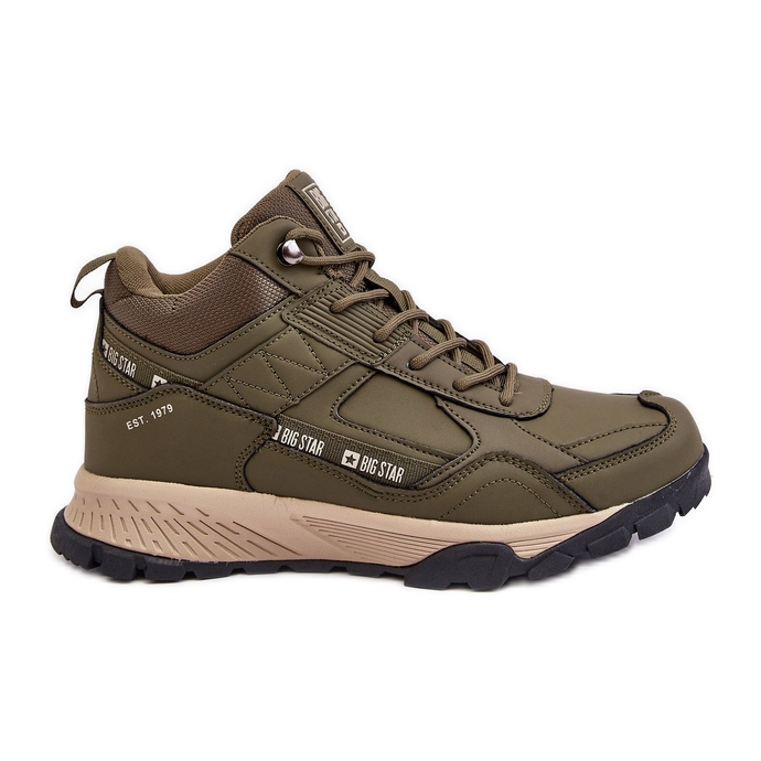 Scarpe da trekking isolate verdi Big Star MM174163 verde