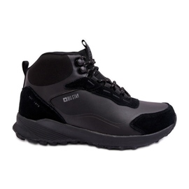 Scarpe da trekking isolate da uomo nere Big Star MM174334 nero