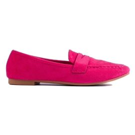 Comode signore in pelle scamosciata da donna fucsia Shelovet rosa