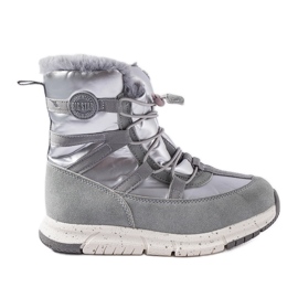 Doposci per bambini grigi Big Star KK374171 argento