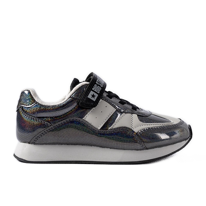 Sneakers nere glitterate Big Star KK374103 nero