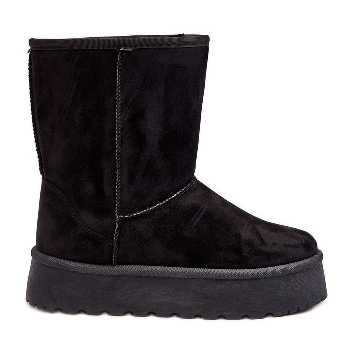 PS1 Stivali da neve con isolamento in pelliccia da donna Black Abrams nero