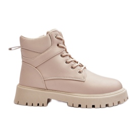 PE1 Stivali isolanti con cerniera da donna Beige Gremiva
