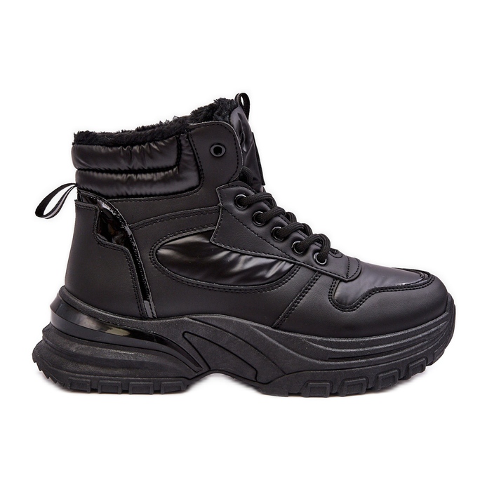 PE1 Scarpe sportive isolanti da donna stringate nere Dejana nero
