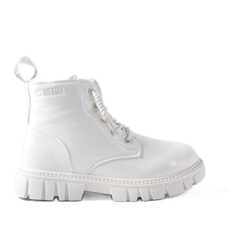 Stivaletto in vernice bianca Big Star MM374142