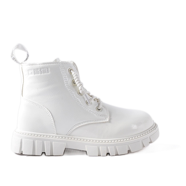 Stivaletto in vernice bianca Big Star MM374142