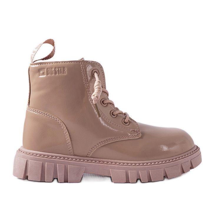 Stivaletti in vernice rosa Big Star MM374144