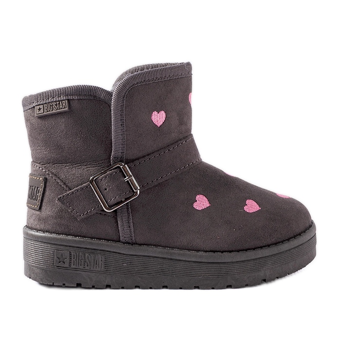 Doposci per bambini grigi Big Star KK374244 grigio