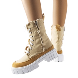 Stivali Crispiero isolanti beige