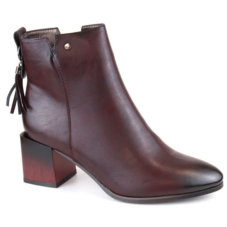 Stivaletti isolanti Jezzi W JEZ414B, bordeaux rosso