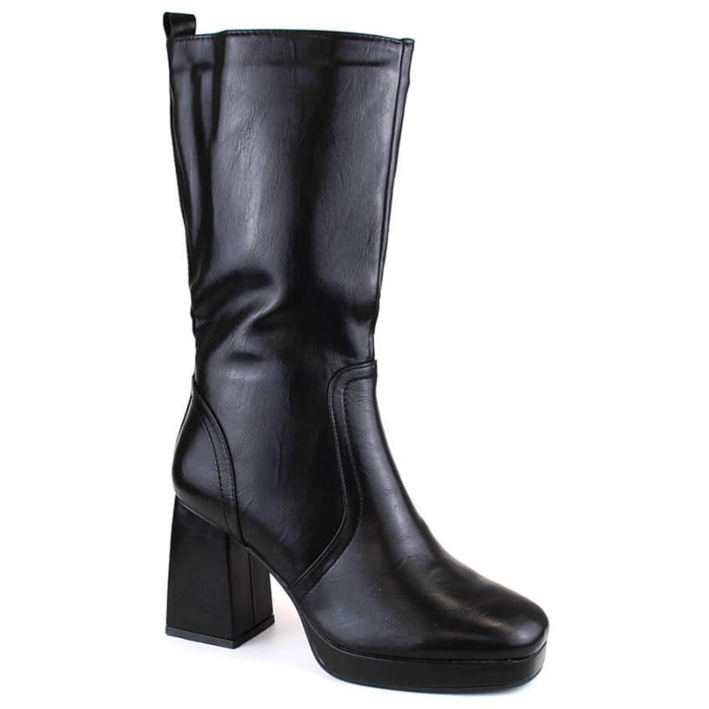 Jezzi W JEZ416A stivaletti isolanti con fascia elastica, neri nero