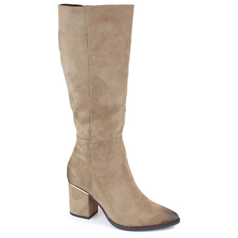 Stivali scamosciati isolanti Potocki W WOL190B, beige