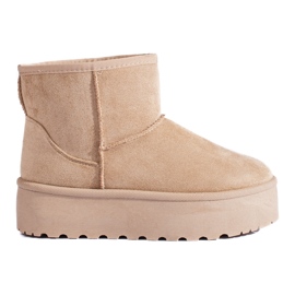 Doposci da donna sulla piattaforma Shelovet beige