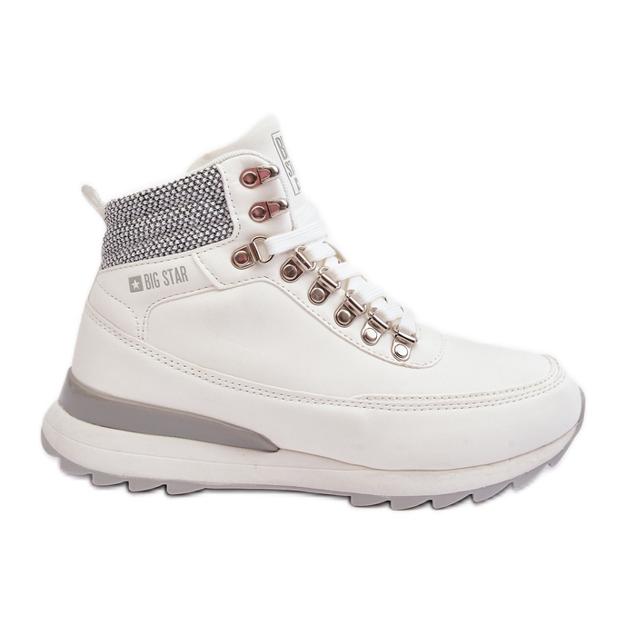 Scarpe da trekking stringate Trapper bianche Big Star MM274675 bianca