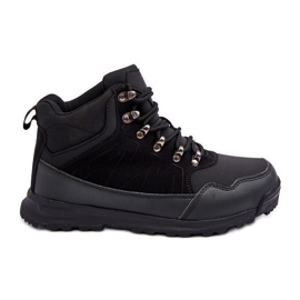Scarponi da trekking isolati da donna neri Big Star MM274481 nero