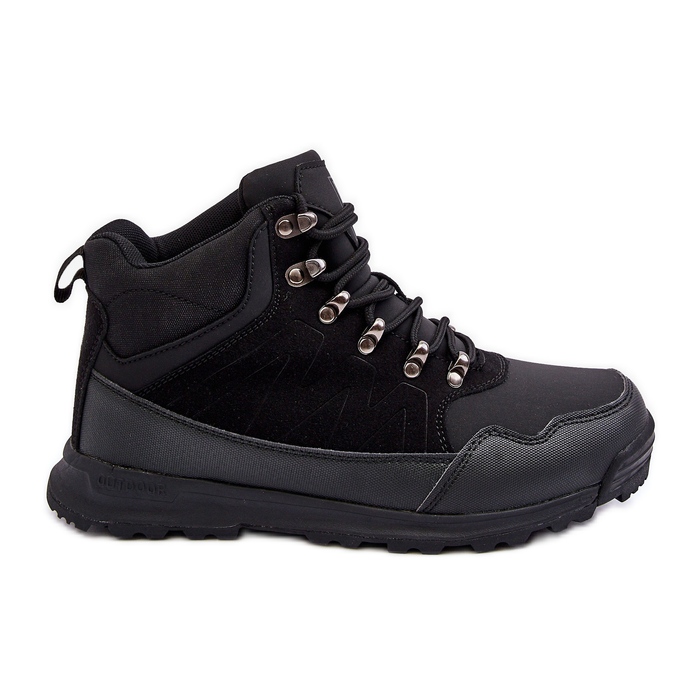 Scarponi da trekking isolati da donna neri Big Star MM274481 nero