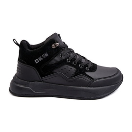 Scarpe sportive da uomo isolate nere Big Star MM174161 nero