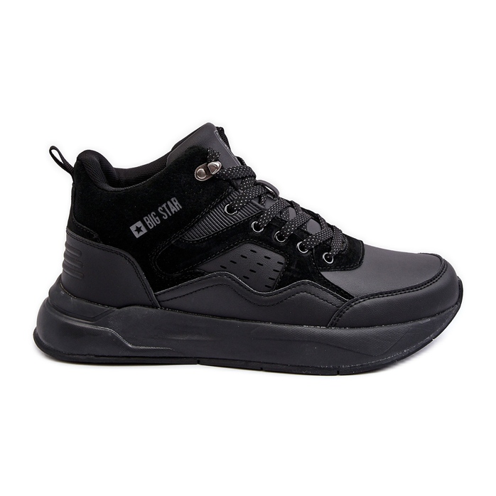 Scarpe sportive da uomo isolate nere Big Star MM174161 nero