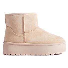 Doposci da donna con plateau, Shelovet beige chiaro