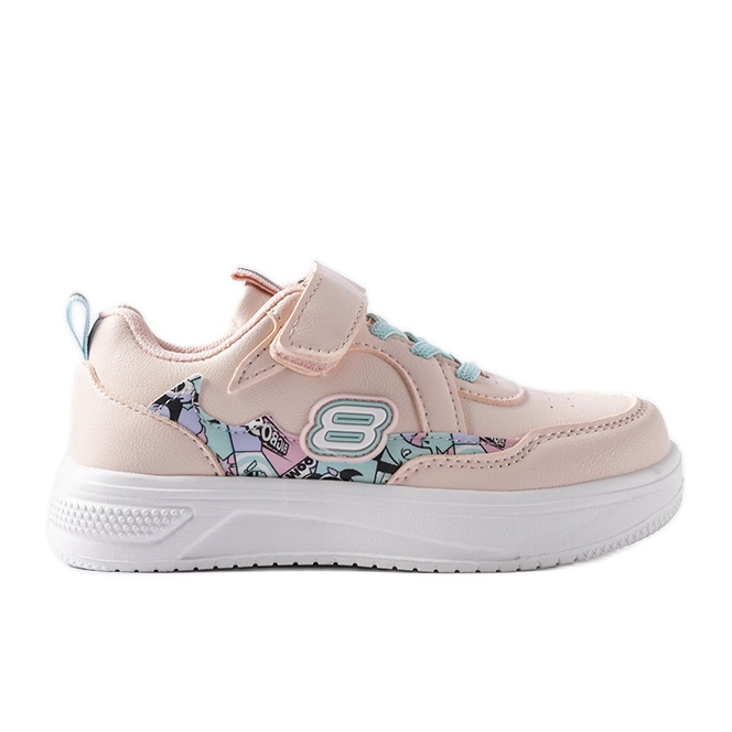 Sneakers rosa da bambino Adalfredo