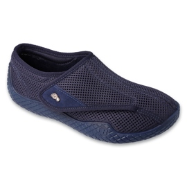 Scarpe pu-young da donna Befado 431D003, blu navy