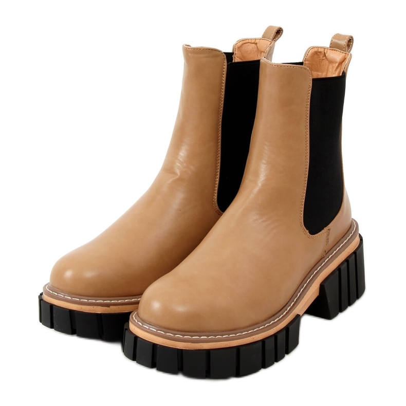 Stivaletti Chelsea da donna Bella LT.KHAKI beige
