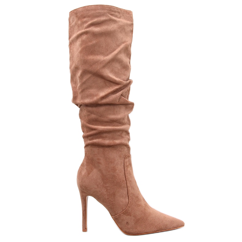 Classici stivali a stiletto Danielle Camel marrone