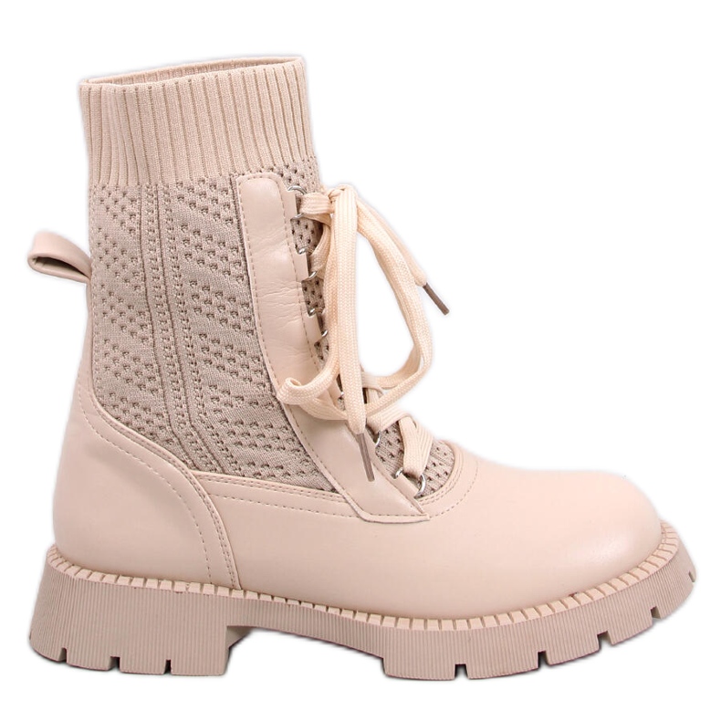 Stivaletti in maglione Tierr Beige