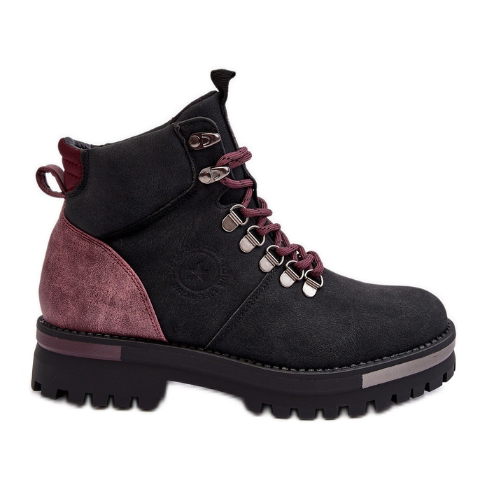 Stivaletto stringato Nero Big Star MM274318