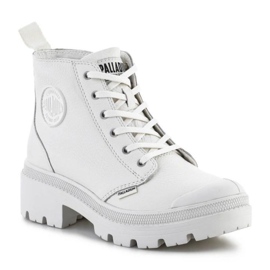 Scarpe Palladium Pallabase Pelle 96905-102-M bianca
