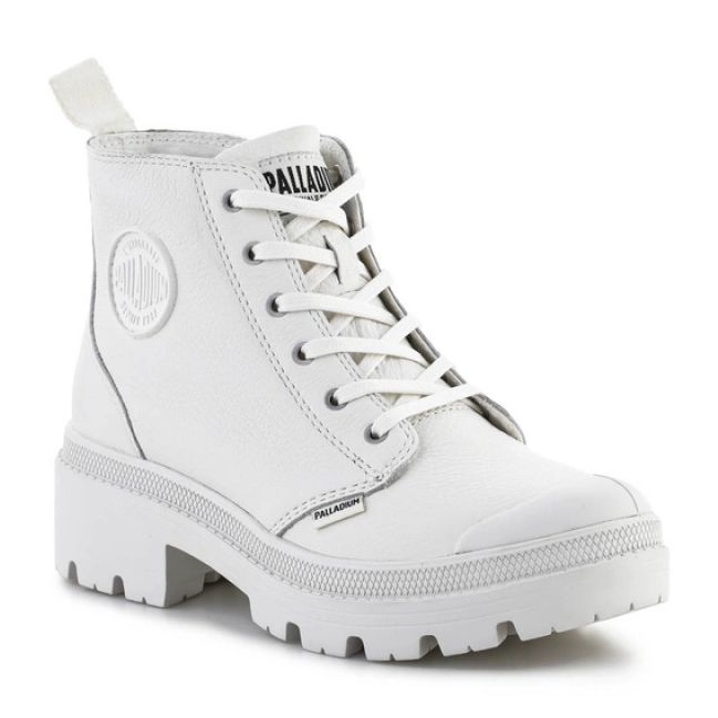 Scarpe Palladium Pallabase Pelle 96905-102-M bianca