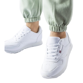 Scarpe da ginnastica classiche Poulsen bianche bianco