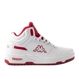 Scarpe unisex bianche e rosse Kappa 243316 Jonscha bianco