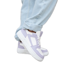 Inna Classiche sneakers Linneo bianche e viola bianco