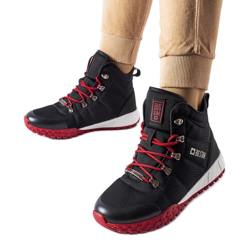Scarpe giovanili nere Big Star KK274217 nero