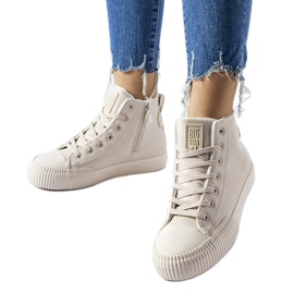 Scarpe da ginnastica isolanti beige Big Star MM274018