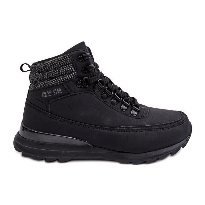 Scarpe da trekking stringate Trapper nere Big Star MM274677 nero